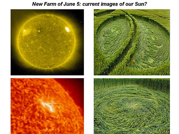 New Farm, Wiltshire crop circle, aerial photo 16