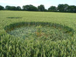 Rochford Golf Course, Essex crop circle, aerial photo 7