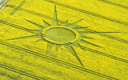 Rutlands Farm, Wiltshire crop circle, aerial photo 11