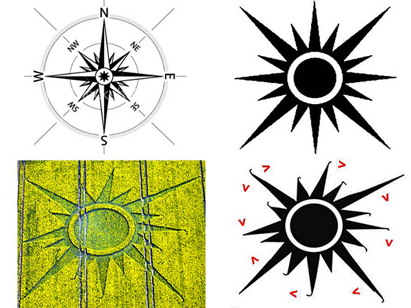 Rutlands Farm, Wiltshire crop circle, aerial photo 9