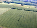 South Field, Wiltshire crop circle, aerial photo 6