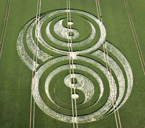 East Kennett, Wiltshire crop circle, aerial photo 7
