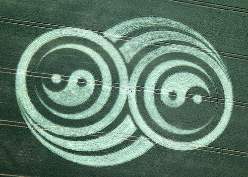 East Kennett, Wiltshire crop circle, aerial photo 11