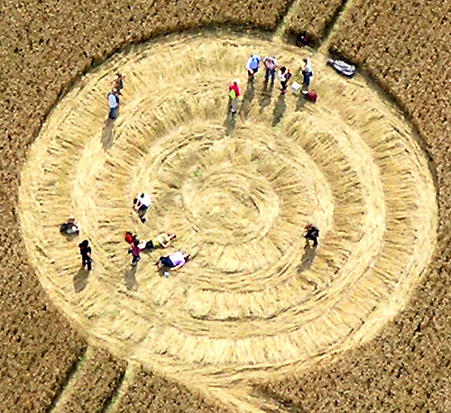 West Overton, Wiltshire crop circle, aerial photo 8