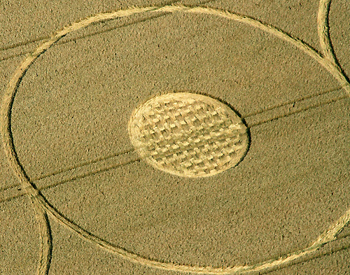 West Overton, Wiltshire crop circle, aerial photo 10