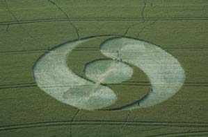 Windmill Hill, Wiltshire crop circle, aerial photo 12