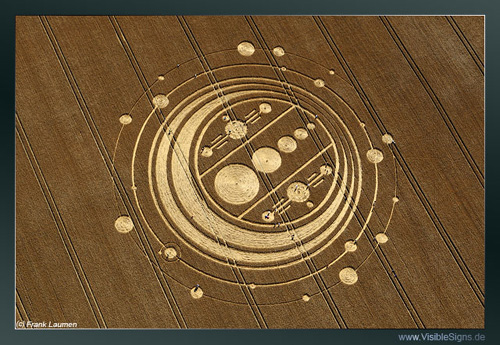 Windmill Hill, Wiltshire crop circle, aerial photo 10