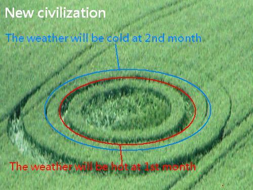 Castle Hill, Yorkshire crop circle, aerial photo 9