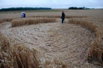 East Field, Wiltshire crop circle, aerial photo 34
