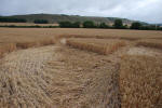 East Field, Wiltshire crop circle, aerial photo 35