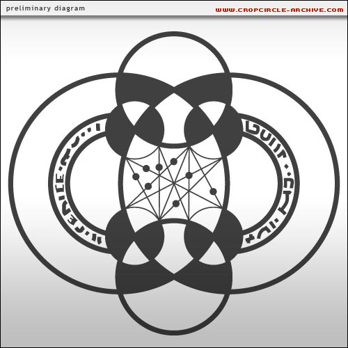 East Field, Wiltshire crop circle, aerial photo 16