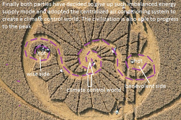 Stanton Bridge, Wiltshire crop circle, aerial photo 18