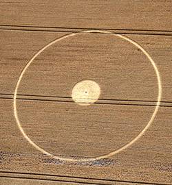 Stanton St. Bernard, Wiltshire crop circle, aerial photo 11