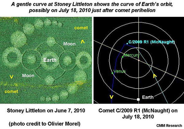 Stoney Littleton Long Barrow, Somerset crop circle, aerial photo 20