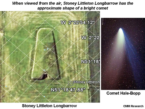 Stoney Littleton Long Barrow, Somerset crop circle, aerial photo 18