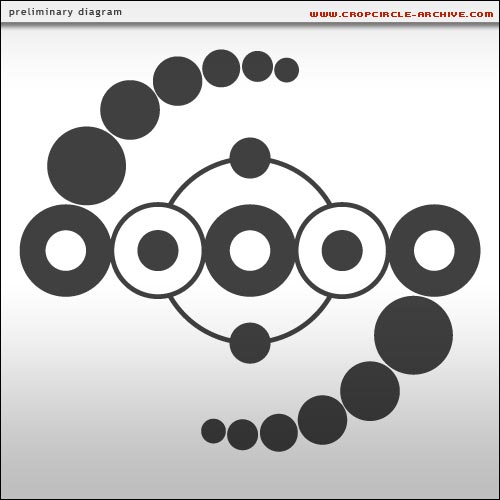 Stoney Littleton Long Barrow, Somerset crop circle, aerial photo 51