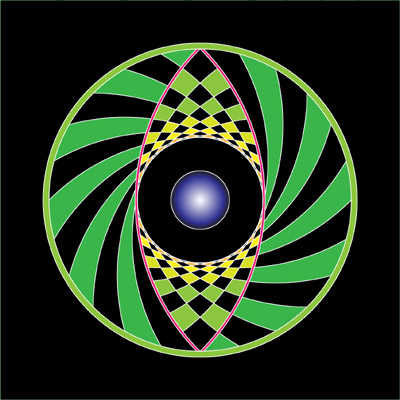 Ufton, Warwickshire crop circle, aerial photo 28