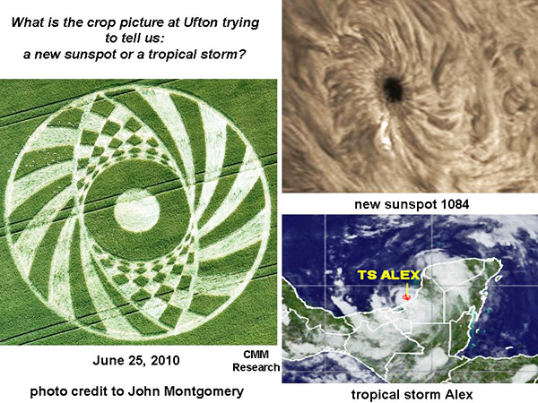 Ufton, Warwickshire crop circle, aerial photo 9