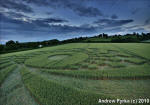 Ufton, Warwickshire crop circle, aerial photo 66