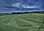 Ufton, Warwickshire crop circle, aerial photo 64
