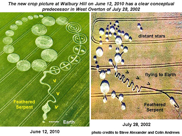 Walbury Hill, Berkshire crop circle, aerial photo 10