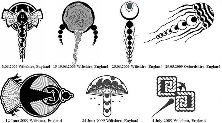 Walbury Hill, Berkshire crop circle, aerial photo 22
