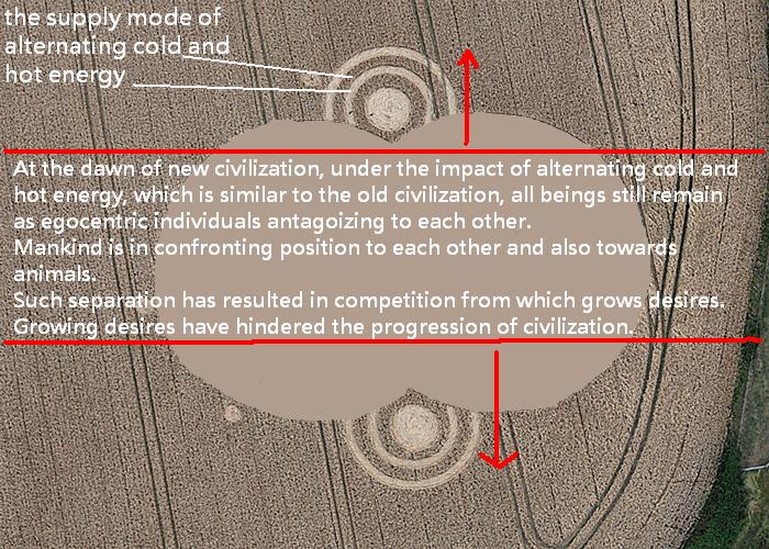 Woolaston Grange, Gloucestershire crop circle, aerial photo 16