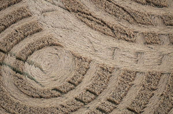 Woolaston Grange, Gloucestershire crop circle, aerial photo 7