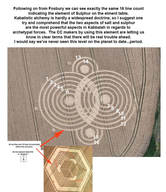 Woolaston Grange, Gloucestershire crop circle, aerial photo 10