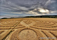 Woolaston Grange, Gloucestershire crop circle, aerial photo 72