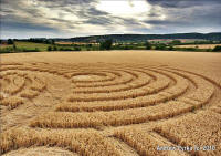 Woolaston Grange, Gloucestershire crop circle, aerial photo 71