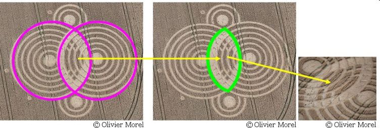 Woolaston Grange, Gloucestershire crop circle, aerial photo 42