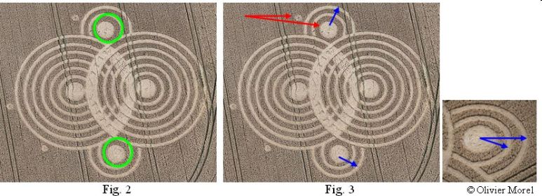 Woolaston Grange, Gloucestershire crop circle, aerial photo 23