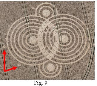 Woolaston Grange, Gloucestershire crop circle, aerial photo 30