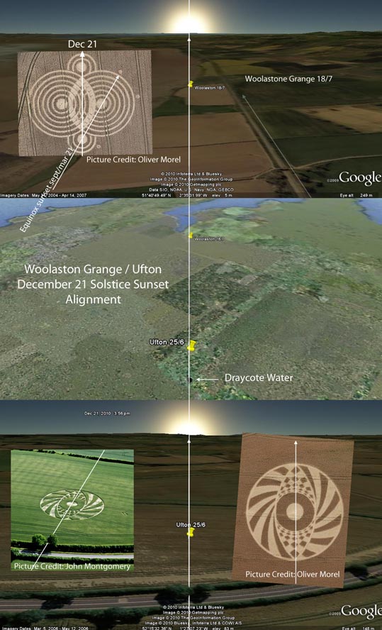 Woolaston Grange, Gloucestershire crop circle, aerial photo 40