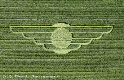 Avebury Avenue, Wiltshire crop circle, aerial photo 33