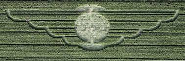 Avebury Avenue, Wiltshire crop circle, aerial photo 25