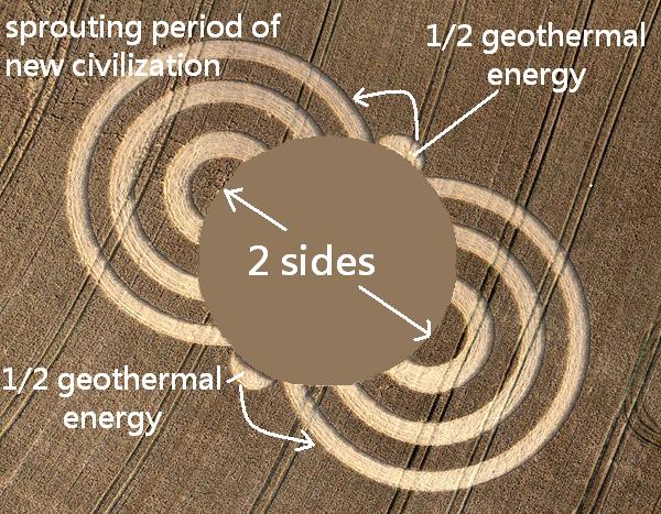 Beggar's Knoll, Wiltshire crop circle, aerial photo 26