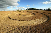 Beggar's Knoll, Wiltshire crop circle, aerial photo 66