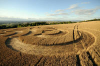 Beggar's Knoll, Wiltshire crop circle, aerial photo 58