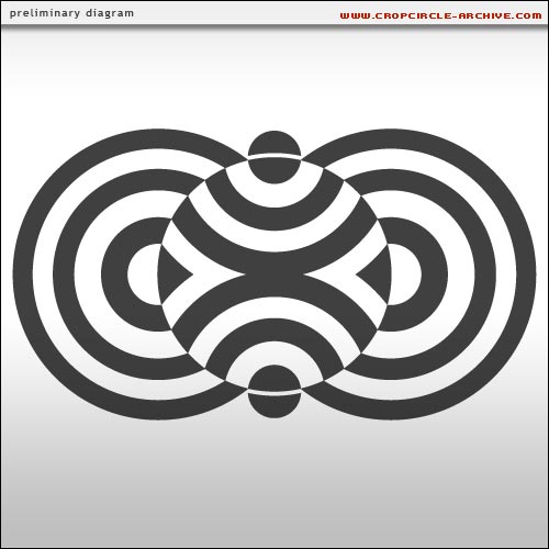 Beggar's Knoll, Wiltshire crop circle, aerial photo 35