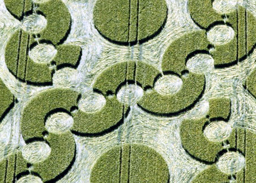 Chirton Bottom, Wiltshire crop circle, aerial photo 3