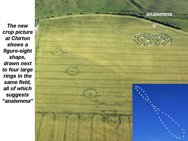 Chirton Bottom, Wiltshire crop circle, aerial photo 13