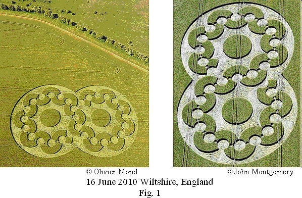 Chirton Bottom, Wiltshire crop circle, aerial photo 33