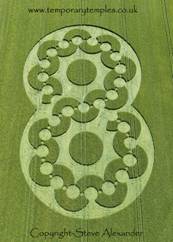 Chirton Bottom, Wiltshire crop circle, aerial photo 18