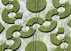 Chirton Bottom, Wiltshire crop circle, aerial photo 22