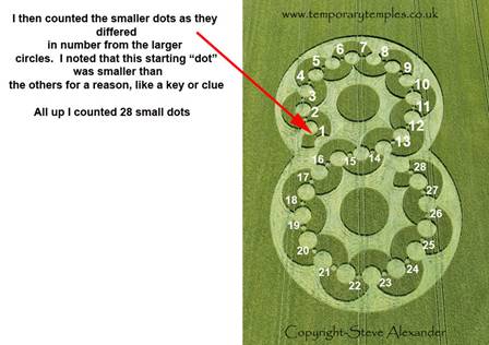 Chirton Bottom, Wiltshire crop circle, aerial photo 24