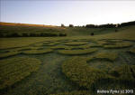 Chirton Bottom, Wiltshire crop circle, aerial photo 89