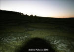 Chirton Bottom, Wiltshire crop circle, aerial photo 74