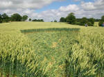 St Martin's Chapel, Wiltshire crop circle, aerial photo 95